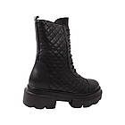 Черевики жіночі Aquamarin чорні натуральна шкіра, 40, фото 4