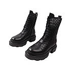 Черевики жіночі Aquamarin чорні натуральна шкіра, 40, фото 5