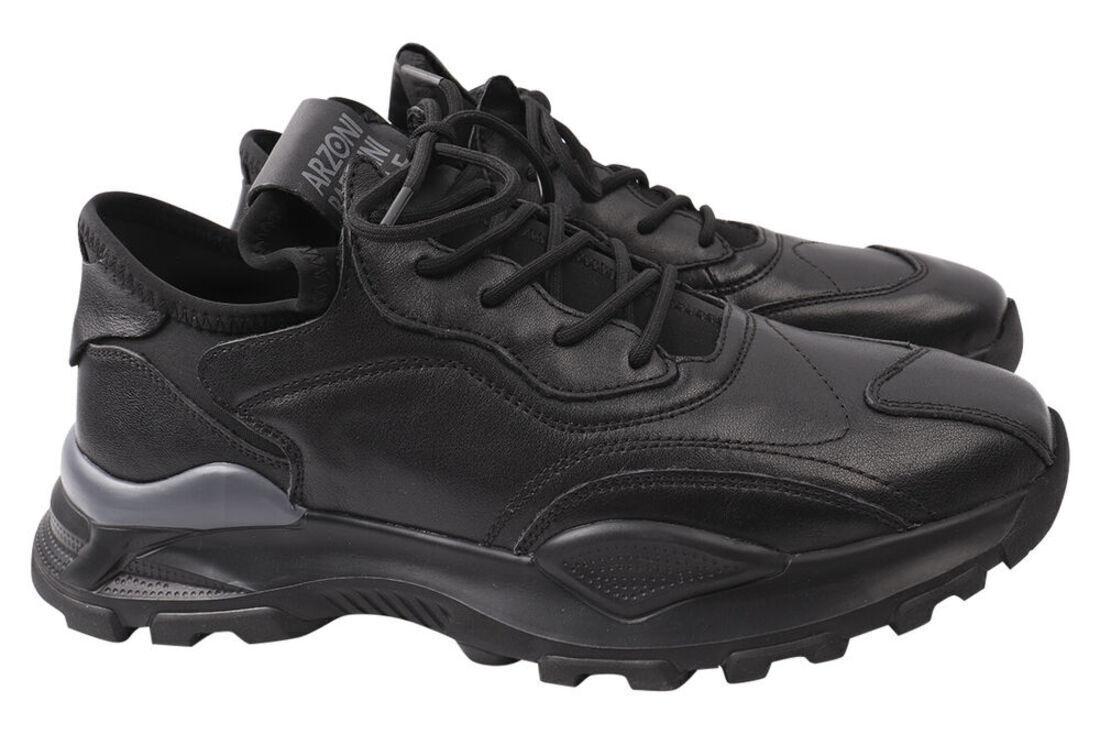 Кроссовки Мужские Из Натуральной Кожи, на Низком Ходу, на Шнуровке ...