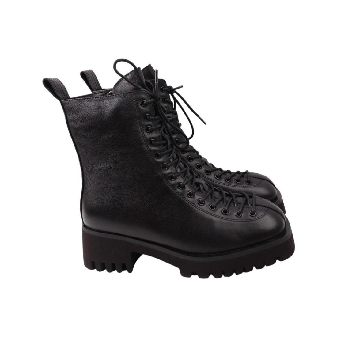 Черевики жіночі Belorddini чорні натуральна шкіра, 37, фото 1