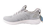 Кросівки чоловічі з текстилю, на низькому ходу, на шнурівці, сірі, Україна Restime, 44, фото 2