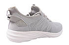 Кросівки чоловічі з текстилю, на низькому ходу, на шнурівці, сірі, Україна Restime, 44, фото 4