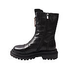 Черевики жіночі Brocoly чорні натуральна шкіра, 40, фото 2