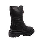 Черевики жіночі Brocoly чорні натуральна шкіра, 40, фото 4