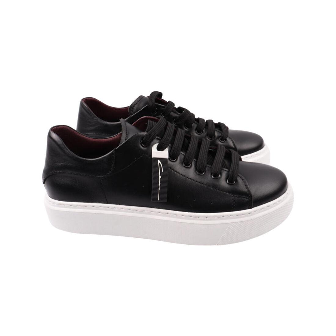 Кеди чоловічі Vadrus чорні натуральна шкіра, 40, фото 1