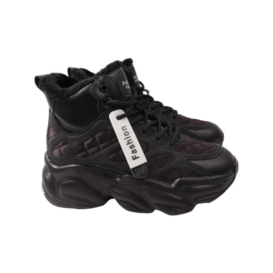 Кросівки жіночі Li Fexpert чорні текстиль, 39, фото 1