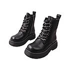 Черевики жіночі Oeego чорні натуральна шкіра, 37, фото 5