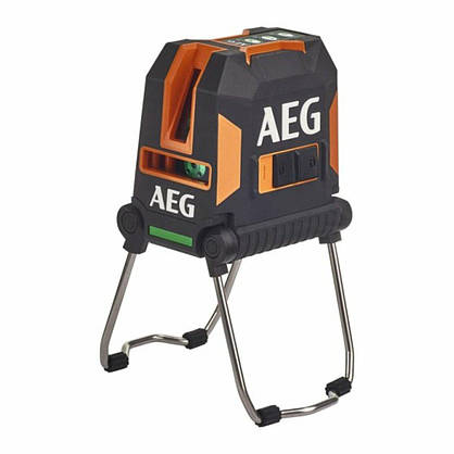 Нівелір лазерний AEG; дальність- 30 м, точність- 0,2 мм/1м, 1 горизонт. і 2 вертик. зелені промені, фото 4