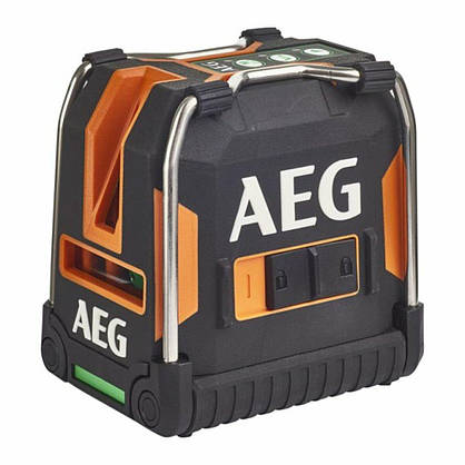 Нівелір лазерний AEG; дальність- 30 м, точність- 0,2 мм/1м, 1 горизонт. і 2 вертик. зелені промені, фото 5