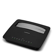 Роутер LINKSYS X3500/Linksys Wireless-N750 Dual Band Gigabit ADSL2+ modem Router USB, роутер з ADSL2+модемом, фото 2