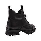 Черевики жіночі Brocoly чорні натуральна шкіра, 40, фото 4