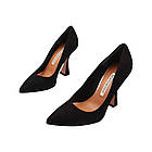 Туфлі жіночі Bravo Moda чорні натуральна замша, 40, фото 5