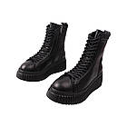 Черевики жіночі Aquamarin чорні натуральна шкіра, 39, фото 5