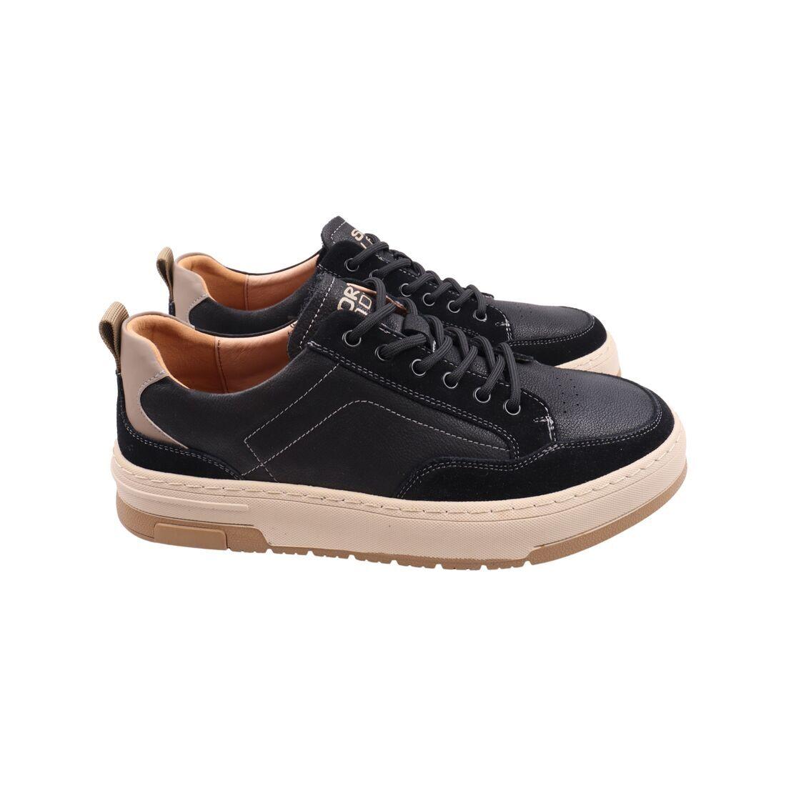 Кеди чоловічі Sorte Lady чорні натуральна шкіра, 44, фото 1