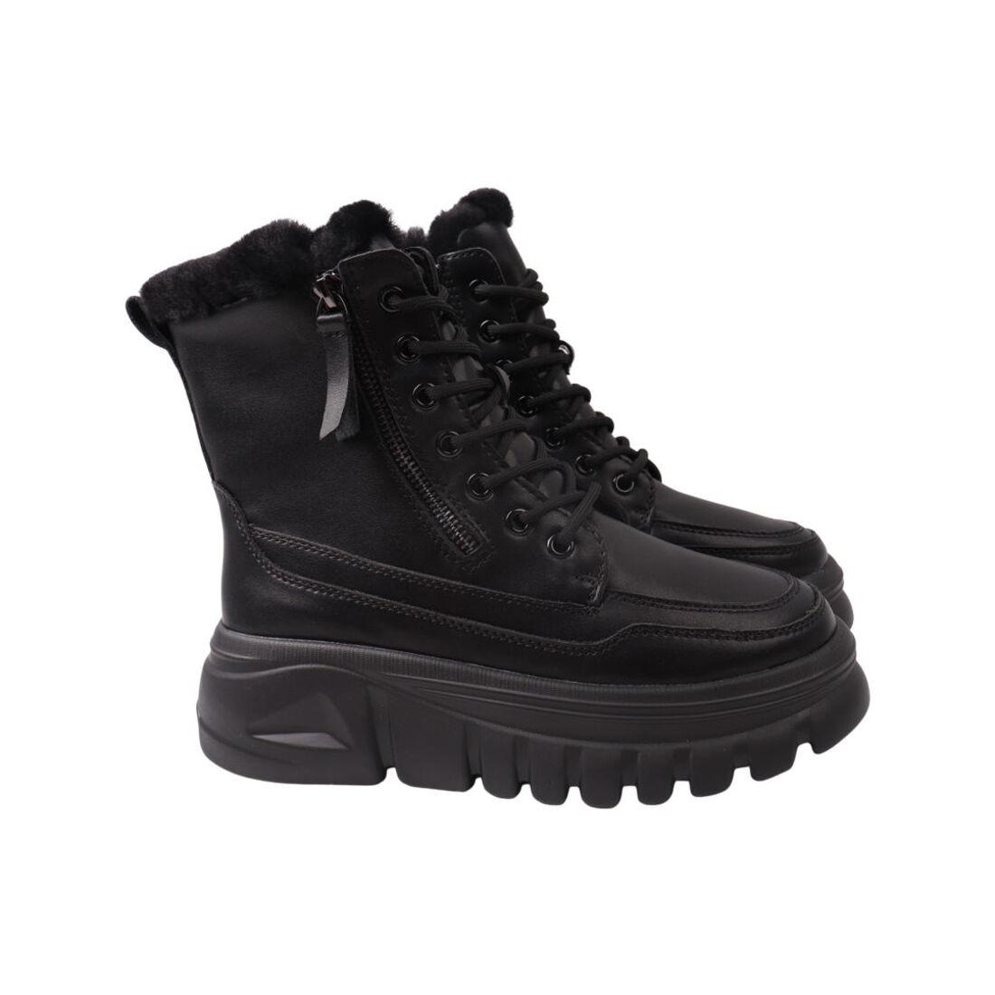 Черевики жіночі Li Fexpert чорні натуральна шкіра, 39, фото 1