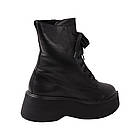 Черевики жіночі Aquamarin чорні натуральна шкіра, 40, фото 4