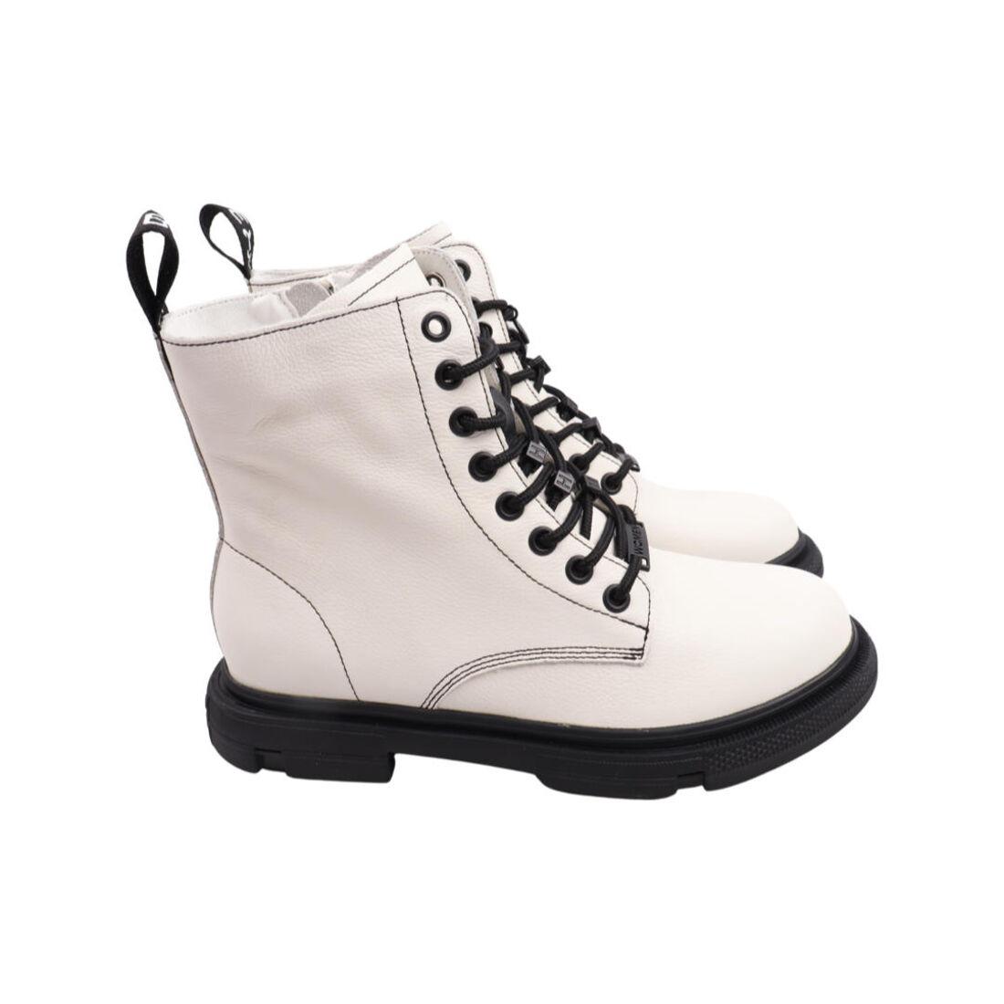 Черевики жіночі Berkonty білі натуральна шкіра, 40, фото 1