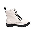 Черевики жіночі Berkonty білі натуральна шкіра, 40, фото 3