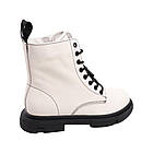 Черевики жіночі Berkonty білі натуральна шкіра, 40, фото 4