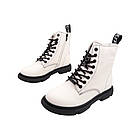 Черевики жіночі Berkonty білі натуральна шкіра, 40, фото 5