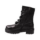 Черевики жіночі Aquamarin чорні натуральна шкіра, 36, фото 2