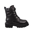 Черевики жіночі Geronea чорні натуральна шкіра, 37, фото 3