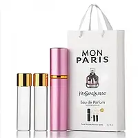 Міні-парфуми з феромонами жіночі Yves Saint Laurent Mon Paris 3х15 мл