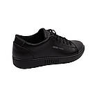 Кеди чоловічі Konors чорні натуральна шкіра, 36, фото 4