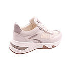 Кросівки жіночі Aquamarin бежеві натуральна шкіра, 37, фото 4