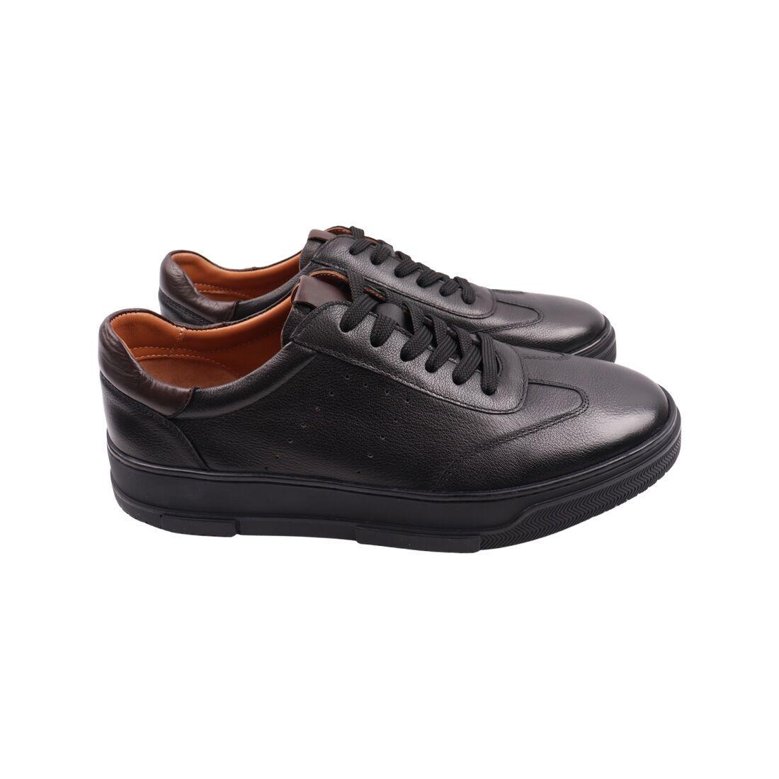 Кеди чоловічі Emillio Landini чорні натуральна шкіра, 40, фото 1