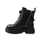 Черевики жіночі Nina Mosconni чорні натуральна шкіра, 37, фото 2