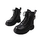 Черевики жіночі Nina Mosconni чорні натуральна шкіра, 37, фото 5