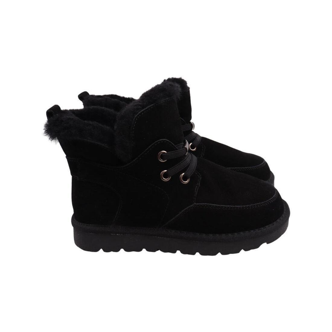 Угги жіночі Li Fexpert чорні натуральна замша, 40, фото 1