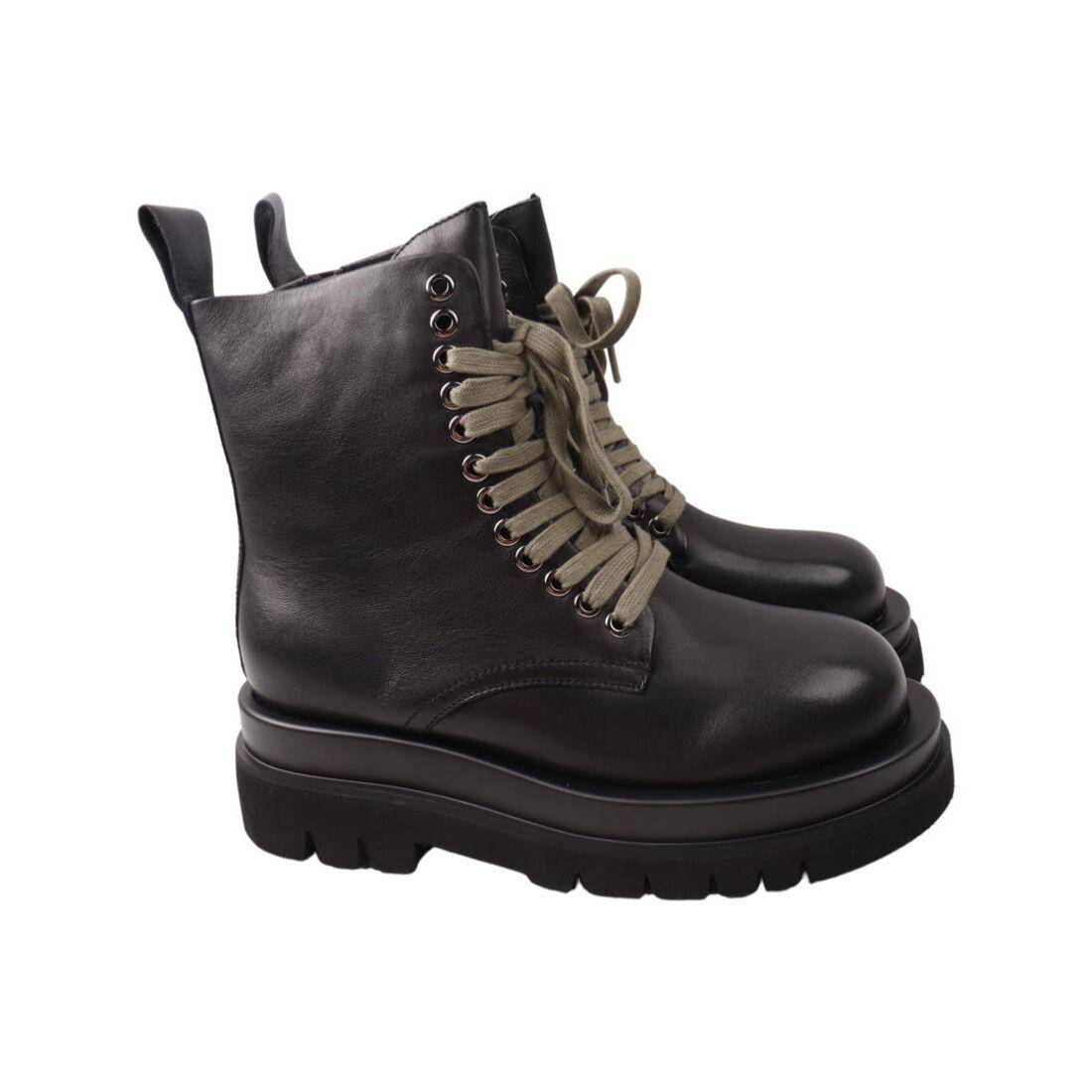 Черевики жіночі Berkonty чорні натуральна шкіра, 37, фото 1