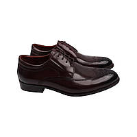 Туфли мужские Brooman коричневые натуральная кожа, 45
