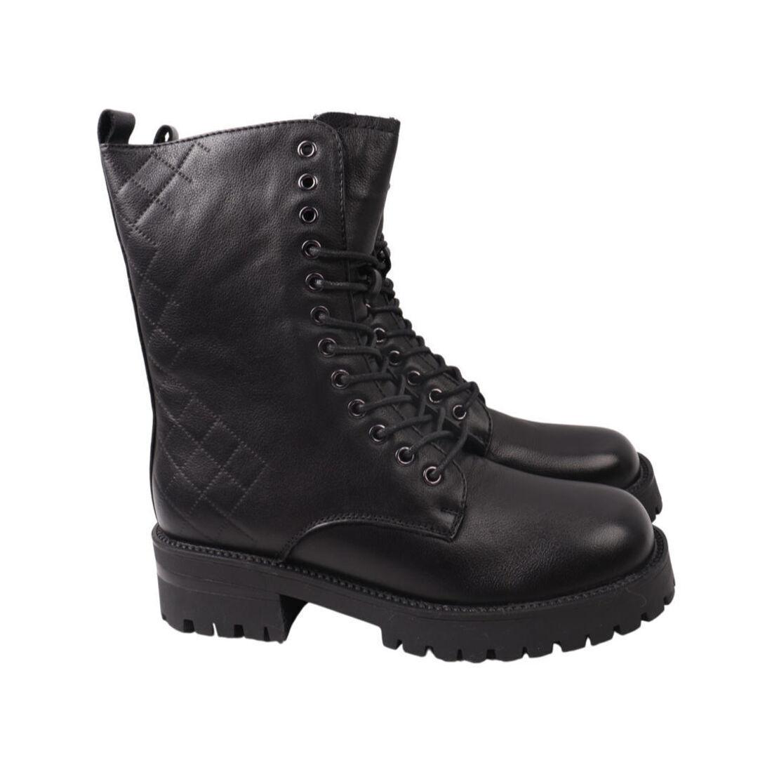 Черевики жіночі Berkonty чорні натуральна шкіра, 39, фото 1