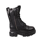 Черевики жіночі Berkonty чорні натуральна шкіра, 36, фото 3