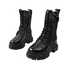 Черевики жіночі Berkonty чорні натуральна шкіра, 36, фото 5