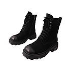 Черевики жіночі Brocoly чорні натуральна замша, 37, фото 5