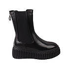 Черевики жіночі Oeego чорні натуральна шкіра, 40, фото 3