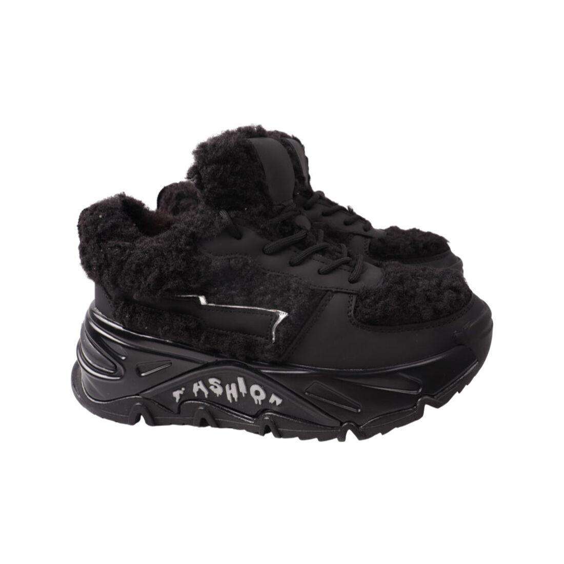 Кросівки жіночі Gifanni чорні еко шкіра, 39, фото 1