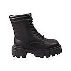 Черевики жіночі Berkonty чорні натуральна шкіра, 38, фото 3