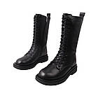 Черевики жіночі Oeego чорні натуральна шкіра, 40, фото 5