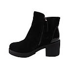 Черевики жіночі Savio чорні натуральна замша, 39, фото 2