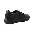 Кеди чоловічі Konors чорні натуральна шкіра, 45, фото 4