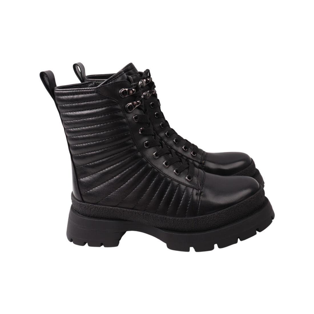 Черевики жіночі Beratroni чорні натуральна шкіра, 38, фото 1