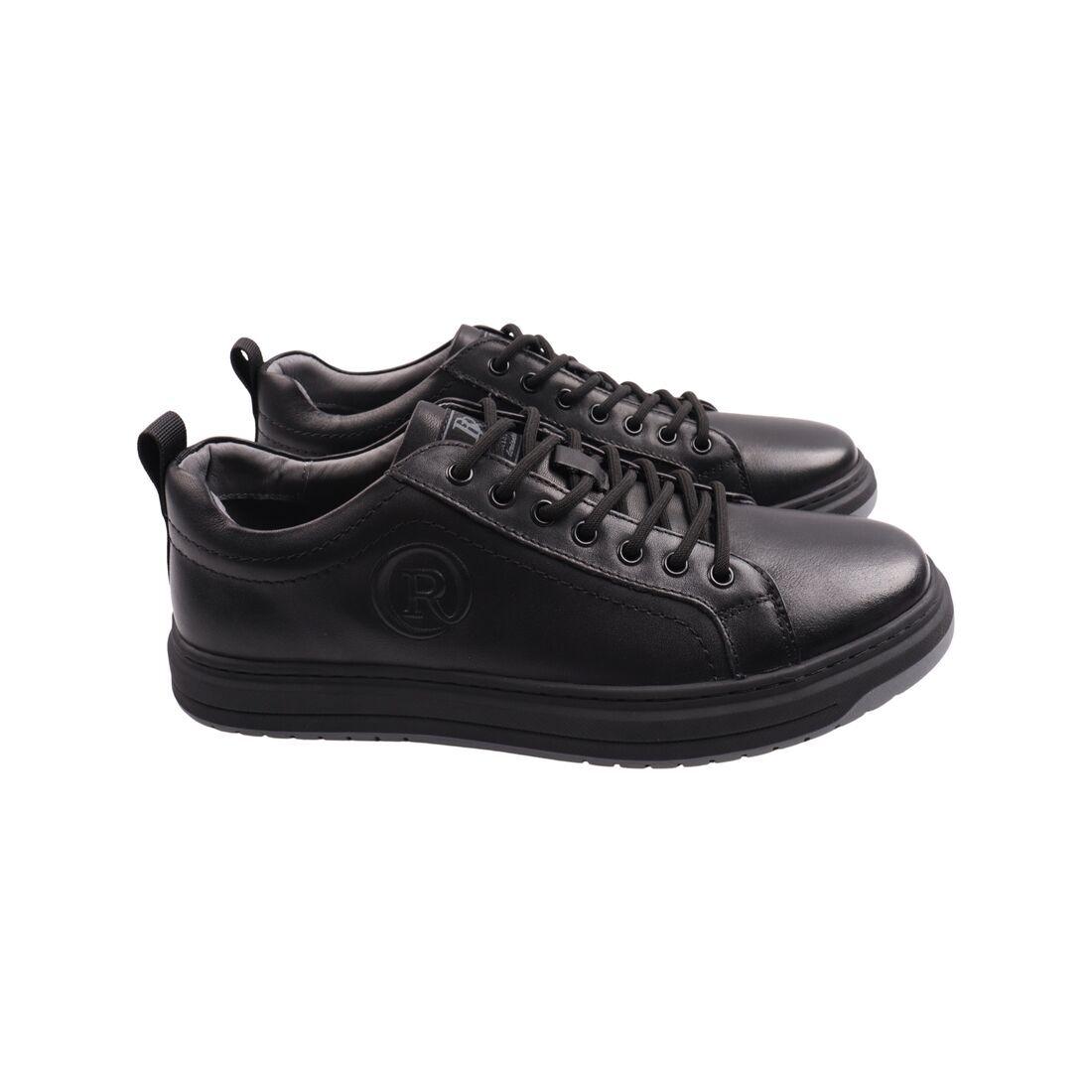 Кеди чоловічі Berisstini чорні натуральна шкіра, 42, фото 1