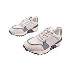 Кросівки жіночі Geronea молочні натуральна шкіра, 40, фото 5