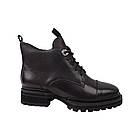 Черевики жіночі Brocoly чорні натуральна шкіра, 36, фото 3