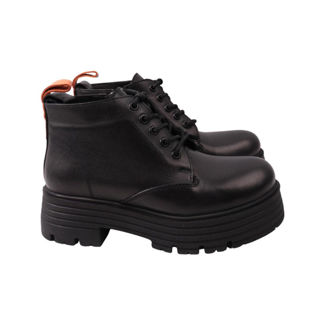 Черевики жіночі Molly Bessa чорні натуральна шкіра, 39, фото 1